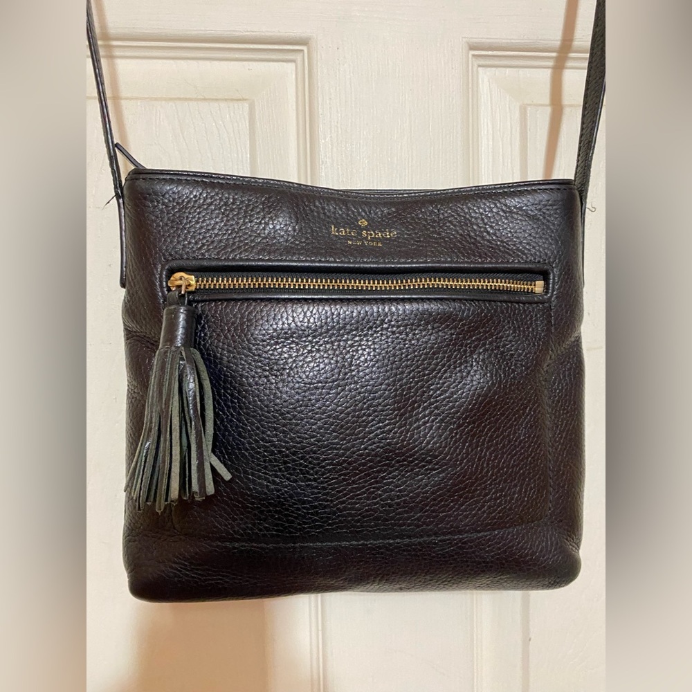 Kate Spade New York Chester Street Dessi Crossbody black pebbled leather